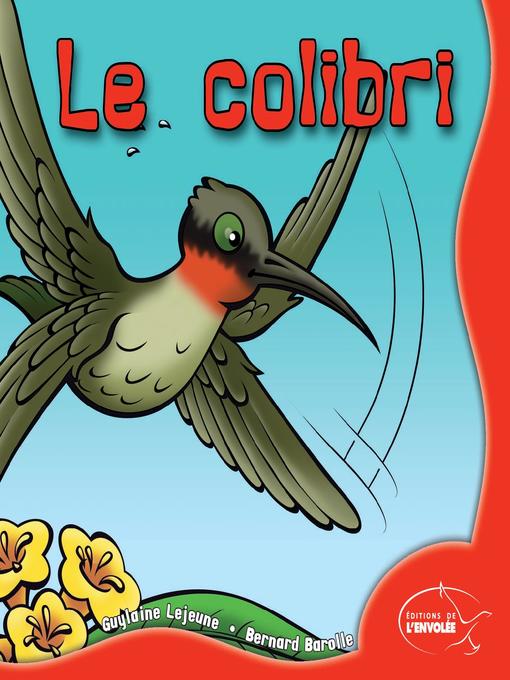 Cover image for Le colibri